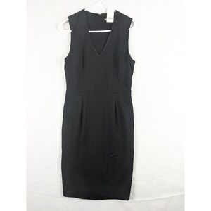 Banana Republic Womens Sleeveless Dress Size 4 Rayon Blend Black